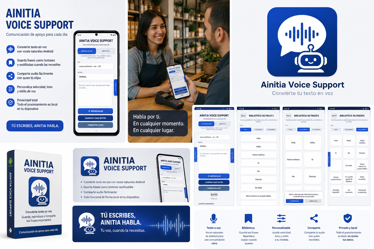 Ainitia Voice Support